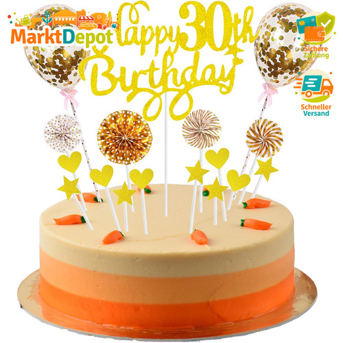 Tortendeko geburtstag - 30,