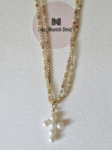 Natur zirkon kette mit - cm,