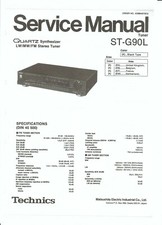 Technics Service Manual für ST-G 90 /L Copy