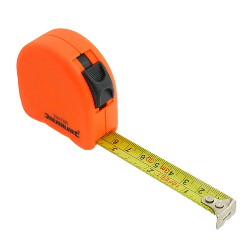 Rollbandmaß signalfarbe - in,