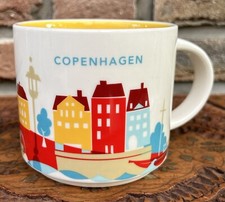 Starbucks City Mug Tasse You Are Here YAH Copenhagen Denmark 14oz NEU mit SKU