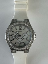 tolle, große, sportliche Uhr / Chronograph V. Guess mit Kautschuk Armband