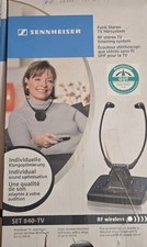 Sennheiser Set 840 S Funk Stereo TV Hörsystem, gebr. Gerät aus geöffneter OVP