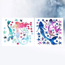 Pcs meerjungfrau wandtattoo - meerjungfrau,