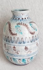 Tonwarenfabrik Franz Schleiß, seltene mittelgroße Art Deco Vase, um 1928,gemarkt