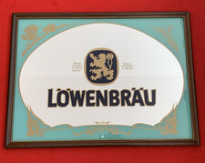 Spiegel Löwenbräu Brauerei Bier Wandspiegel Werbung 65x 49 Rahmen