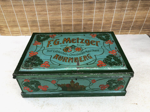 Alte blechdose metzger - alte, g.