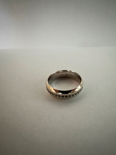 14k weißgold ring 585 - 585, |