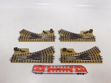 4x Märklin H0 00 AC Handweiche OHNE BODENBLECH M-Gleis Vorkrieg 3600 #ED643-1