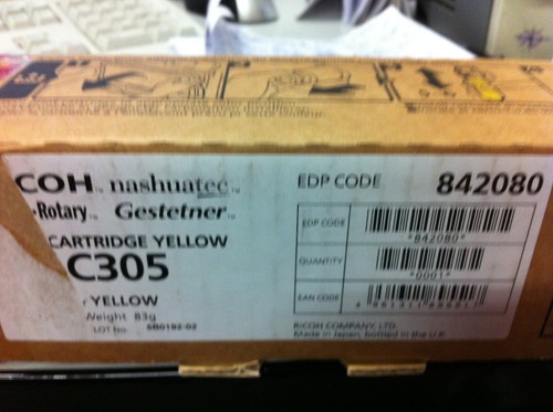 Original ricoh toner yellow - ,
