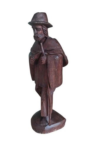 Handgeschnitzte holzfigur - handgeschnitzte,