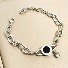 Damen Armband Gold Silber Edelstahl Armreif Modeschmuck Schmuck Armkette