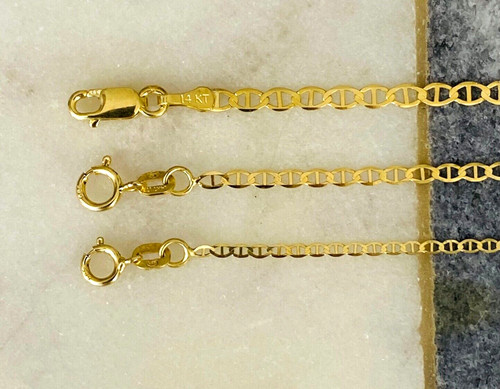 14k massive gelbgold - 14k,