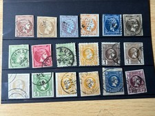 Griechenland Hermes Lot an gestempelten Briefmarken .
