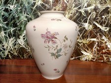 KPM Krister Germany - große vintage Bodenvase mit Blumendekor  - Höhe 39cm