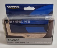 OLYMPUS CS-10BBR Echtleder Tasche boden hülle Braun