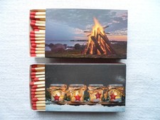 2 Streichholzschachteln groß  "Winter"