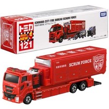 Takara Tomy Tomica Die-cast Car No.121 Ichihara Fire Department Scrum Force