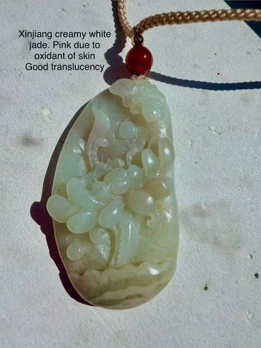 Nephrit hetian jade anhänger - hetian,
