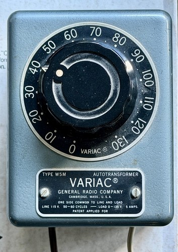 Vintage variac autotransformer - variac,