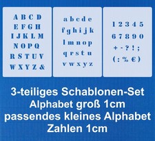3er schablonen set - 3er,
