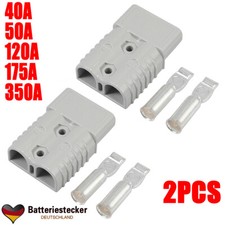 2 pcs Batteriestecker mit Kupplung 40A-350A für Anderson Stecker Stromanschluss
