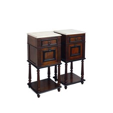 Nachtkonsole 2er Set antik