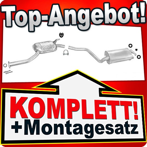 Auspuff für mercedes 190 - mercedes,