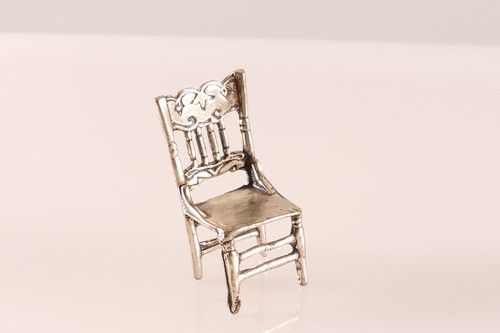Silberfigur miniatur stuhl - silberfigur,