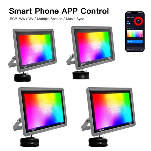 Rgb led fluter außen - fluter,