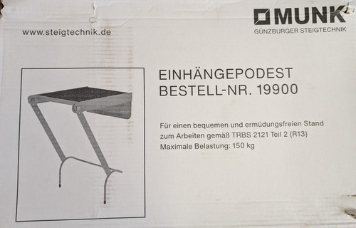 Munk einhängepodest für - munk,