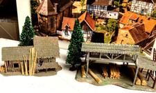 FALLER HO wie 130288 Holzlager / 130294 Lattenscheune -Fertigmodelle-