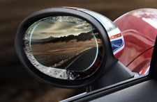 2X AUTO RÜCKSPIEGEL FOLIE REGENDICHT ANTIBESCHLAG HYDROPHOB SCHUTZ AUFKLEBER