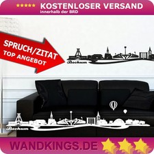 Wandtattoo Skyline Bochum