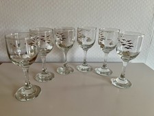 6 Likör  Gläser Glas