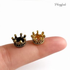 Miniatur Metall Krone Neu