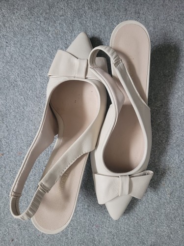 Slingback pumps 40 leder - slingback,, pumps,