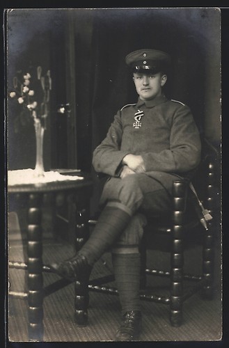 Foto soldat feldgrau - foto-ak, in