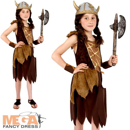 Wikinger mädchen kostüm - wikinger,