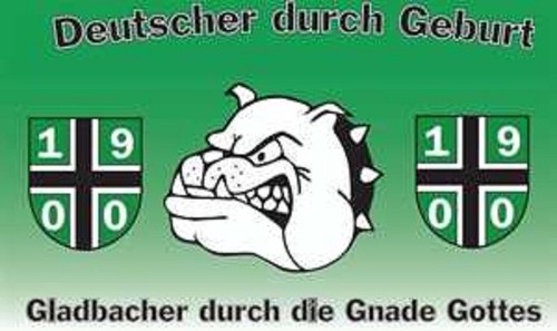 Fahne flagge gladbacher - fahne, gnade