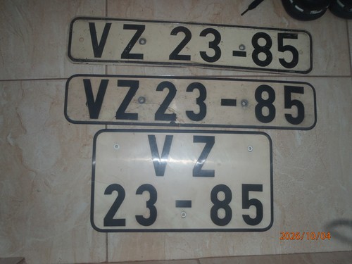 Vintage ddr nummernschild car - vintage,