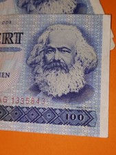 100 Mark Schein DDR 1975