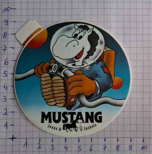 Aufkleber mustang jeans - aufkleber,