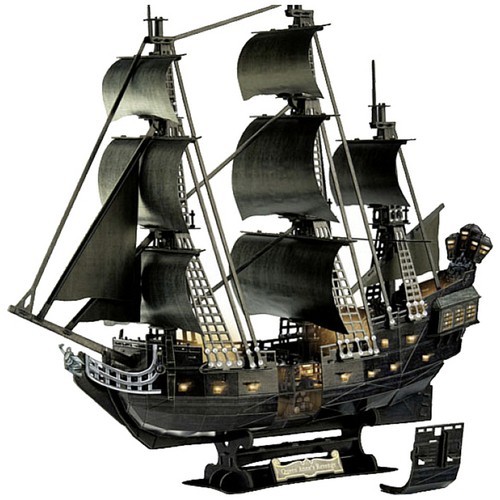 Puzzle black pearl led - black,