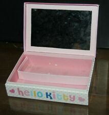 Hello Kitty Schmuckdose aus Pappe mit Spiegel Ordnen Verstauen Schatztruhe