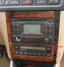 VW Golf 4 Bora Mittelkonsole