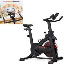 150kg Heimtrainer LCD Indoor Cycling Fitness Bike Fahrrad Trimmrad Beintrainer