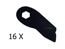 16 X 11,5 CM Vertikutierer Messer für MTD Optima 35 VO VB 38 VO / 742-05096