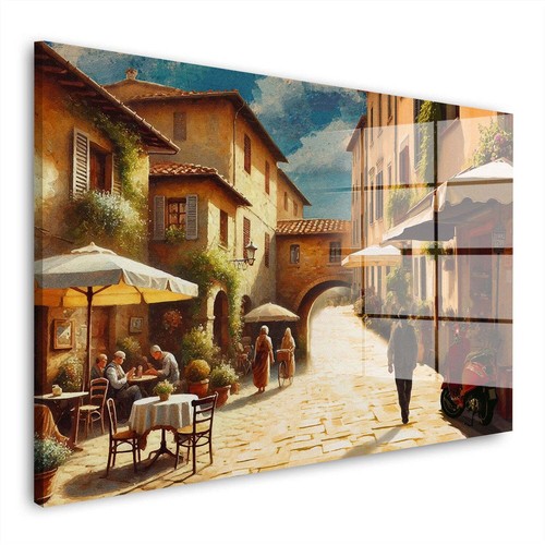 Italienische gasse mit café - italienische,