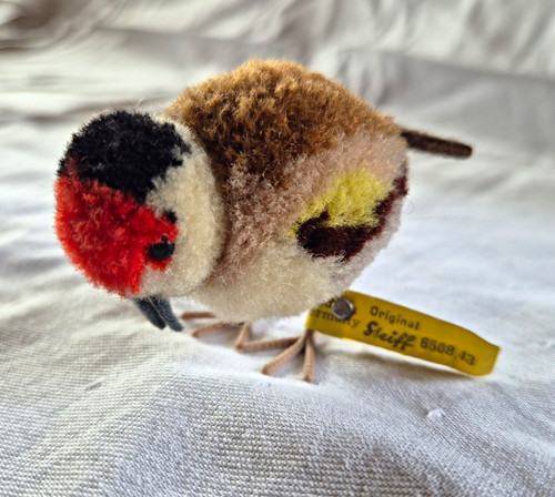 Steiff vogel 6508 mit knopf - steiff,